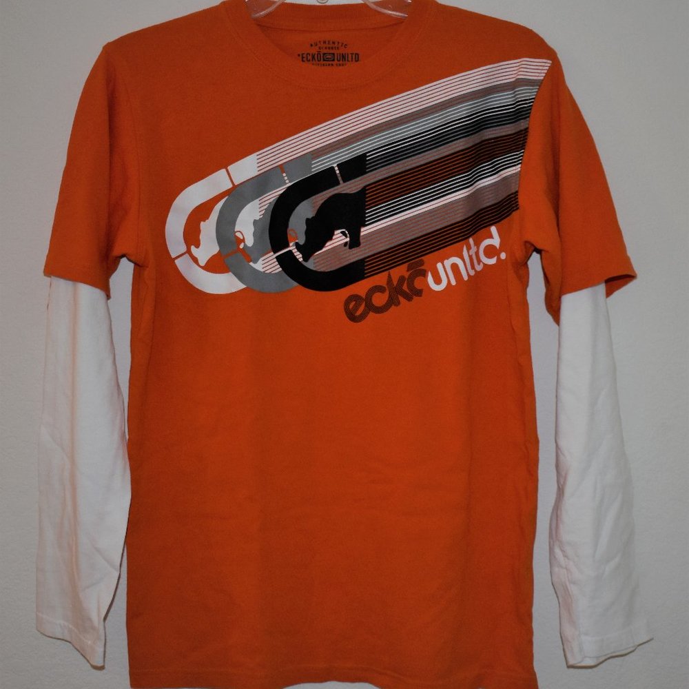 Ecko Unltd | Double Sleeve Orange Shirt